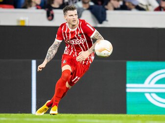 Hat derzeit mit seinem Torriecher einen Lauf: Außenverteidiger Lukas Kübler vom SC Freiburg.