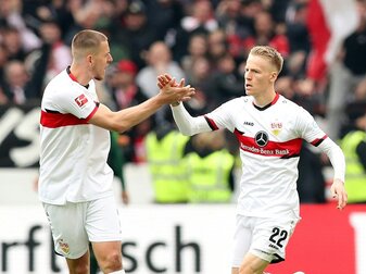 Anton mit Last-Minute-Tor: Stuttgart ringt Augsburg nieder Anton mit Last-Minute-Tor: Stuttgart ringt Augsburg nieder