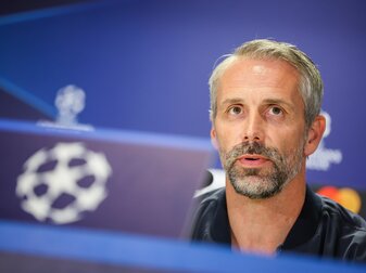 Tritt mit RB Leipzig bei Schachtjor Donezk an: Marco Rose. Tritt mit RB Leipzig bei Schachtjor Donezk an: Marco Rose.