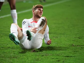 Der Leipziger Nationalspieler Timo Werner verletzte sich wenige Wochen vor der WM. Der Leipziger Nationalspieler Timo Werner verletzte sich wenige Wochen vor der WM.