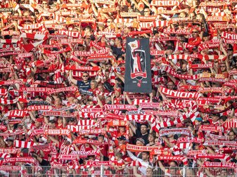 Fans von Union Berlin dürfen die Stadt Leuven beim Auswärtsspiel gegen Royale Union Saint-Gilloise nicht betreten. (Symbolbild) Fans von Union Berlin dürfen die Stadt Leuven beim Auswärtsspiel gegen Royale Union Saint-Gilloise nicht betreten. (Symbolbild)