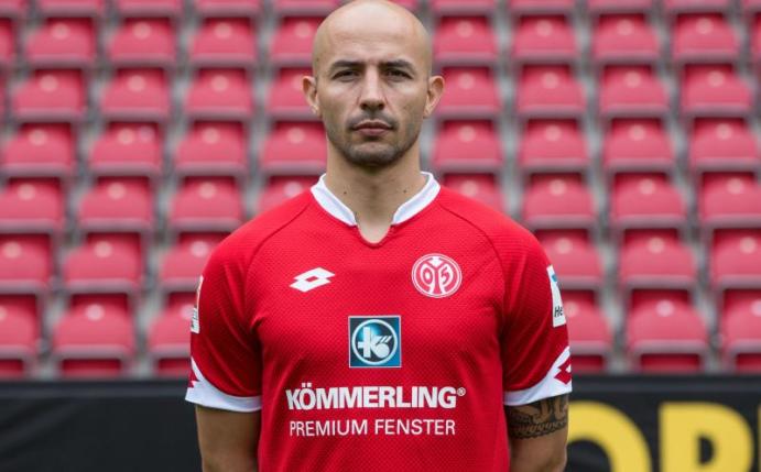 Der Mainzer Elkin Soto ist zurück im Mannschafftstraining - nach einem Jahr. Foto: Frank Rumpenhorst