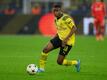 Youssoufa Moukoko in der Champions League gegen Manchaster City am Ball. Foto: Matthias Hangst/Getty Images)