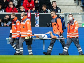 Muss wegen einer Knöchelverletzung vom Platz getragen werden und gilt nicht mehr als WM-Kandidat: Hoffenheims Grischa Prömel. Muss wegen einer Knöchelverletzung vom Platz getragen werden und gilt nicht mehr als WM-Kandidat: Hoffenheims Grischa Prömel.