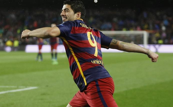 Suarez und Barcelona feierten einen Kantersieg (Quelle: pixathlon/SID-IMAGES)