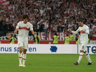 Ist wieder fit und eine Option für das Duell gegen Hertha BSC: Hiroki Ito vom VfB Stuttgart. Ist wieder fit und eine Option für das Duell gegen Hertha BSC: Hiroki Ito vom VfB Stuttgart.