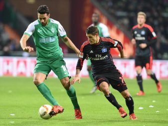 Werder Bremen und der Hamburger SV treffen zum 104. Mal im Nordderby aufeinander. Foto: Carmen Jaspersen Werder Bremen und der Hamburger SV treffen zum 104. Mal im Nordderby aufeinander. Foto: Carmen Jaspersen