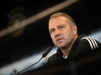 Bundestrainer Hansi Flick gibt am Donnerstag seinen WM-Kader bekannt. Bundestrainer Hansi Flick gibt am Donnerstag seinen WM-Kader bekannt.