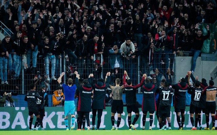 Trotz ders Derbysiegs in Köln waren nicht alle Bayer-Profis mit der Leistung zufrieden.