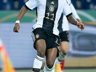 Wird der jüngster deutsche WM-Teilnehmer der Geschichte: Youssoufa Moukoko.