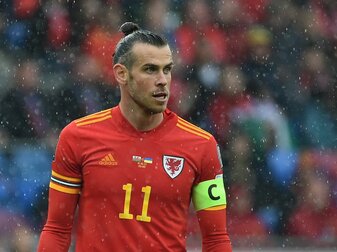 Star der walisischen Nationalmannschaft: Gareth Bale. Star der walisischen Nationalmannschaft: Gareth Bale.