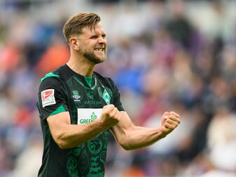 Werder-Stürmer Niclas Füllkrug freut sich auf die WM. Werder-Stürmer Niclas Füllkrug freut sich auf die WM.