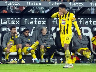 Der BVB muss die 2:4-Niederlage bei Borussia Mönchengladbach verkraften. Der BVB muss die 2:4-Niederlage bei Borussia Mönchengladbach verkraften.