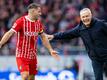 Verstehen sich: Freiburg-Kapitän Christian Günter (l) und Trainer Christian Streich.