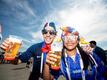 Fans bei der letzten WM in Russland - in Katar ist der Alkoholausschank massiv eingeschränkt.