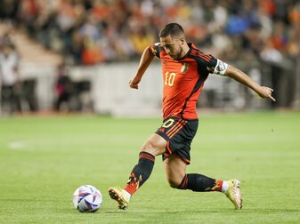 Geht davon aus sein letztes großes Turnier in Katar zu spielen: Belgiens Eden Hazard. Geht davon aus sein letztes großes Turnier in Katar zu spielen: Belgiens Eden Hazard.
