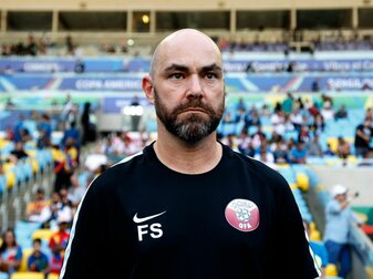 Katars Trainer Felix Sanchez. Katars Trainer Felix Sanchez.