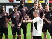 Das DFB-Team beim Training in im Al-Shamal Stadion.