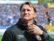 Trainer Ralph Hasenhüttl wird den FC Ingolstadt verlassen. Foto: Arne Dedert