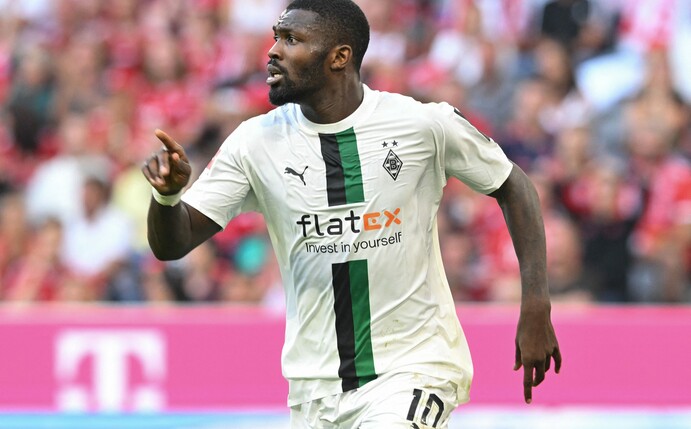 Inter Mailand wirbt um Marcus Thuram. Foto: Kerstin Joensson/AFP via Getty Images