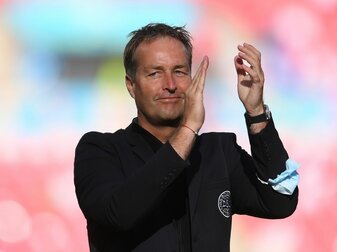 Der Nationaltrainer der dänischen Nationalmannschaft: Kasper Hjulmand. Der Nationaltrainer der dänischen Nationalmannschaft: Kasper Hjulmand.