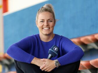 Hat selber eine Karriere im Fußball hinter sich: Christina Graf. Hat selber eine Karriere im Fußball hinter sich: Christina Graf.