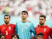 Irans Spieler verzichteten gegen England auf das Singen der Hymne.