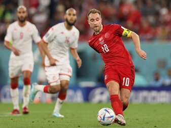 Dänemark bei Eriksen-Comeback nur mit Nullnummer Dänemark bei Eriksen-Comeback nur mit Nullnummer