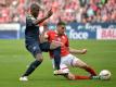 Mainz muss drei Spiele auf Leon Balogun (r) verzichten. Foto: Torsten Silz