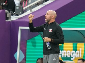 War trotz der Niederlage gegen Senegal zufrieden: Katars Trainer Felix Sanchez. War trotz der Niederlage gegen Senegal zufrieden: Katars Trainer Felix Sanchez.
