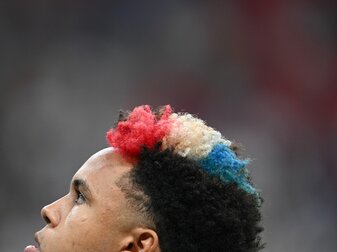 Trägt beim Turnier in Katar eine auffällige Frisur: Weston McKennie. Trägt beim Turnier in Katar eine auffällige Frisur: Weston McKennie.