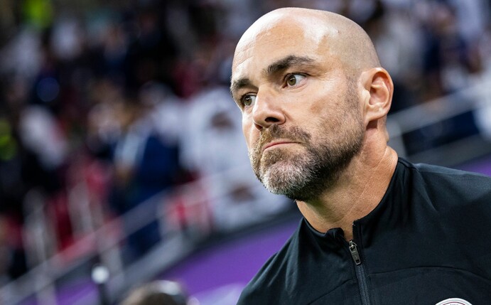 Katars Trainer Felix Sanchez glaubt an die jungen Talente im Land.