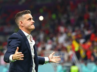Kanadas Trainer John Herdman schoss verbal gegen Kroatien. Kanadas Trainer John Herdman schoss verbal gegen Kroatien.