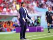 Kroatiens Trainer Zlatko Dalic steht am Spielfeldrand.