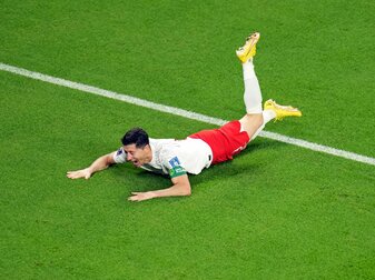Weltfußballer Robert Lewandowski sorgte für den Endstand. Weltfußballer Robert Lewandowski sorgte für den Endstand.