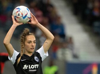 Die Frankfurterinnen um Sophia Kleinherne gewannen in letzter Minute. Die Frankfurterinnen um Sophia Kleinherne gewannen in letzter Minute.