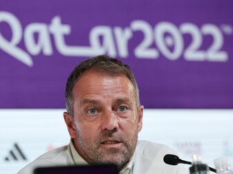 Steht mit der DFB-Elf gegen Spanien unter Druck: Bundestrainer Hansi Flick. Steht mit der DFB-Elf gegen Spanien unter Druck: Bundestrainer Hansi Flick.