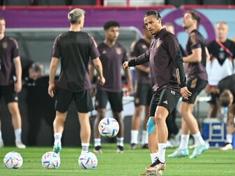 War im DFB-Abschlusstraining dabei: Leroy Sané. War im DFB-Abschlusstraining dabei: Leroy Sané.