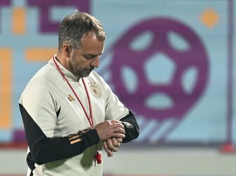 Bundestrainer Hansi Flick hofft gegen Spanien auf ein gutes Spiel und einen Sieg. Bundestrainer Hansi Flick hofft gegen Spanien auf ein gutes Spiel und einen Sieg.