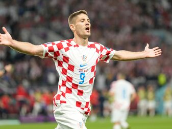 Andrej Kramaric traf doppelt gegen Kanada. Andrej Kramaric traf doppelt gegen Kanada.