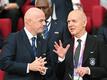 FIFA-Präsident Giovanni Infantino (l) und DFB-Präsident Bernd Neuendorf.