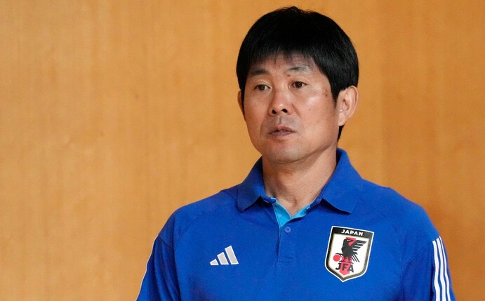 Japans Trainer Hajime Moriyasu steht in der Heimat in der Kritik.