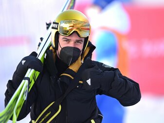 Der nordische Kombinierer Johannes Rydzek während des Trainings. Der nordische Kombinierer Johannes Rydzek während des Trainings.