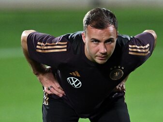 Deutschlands Mario Götze beim Training. Deutschlands Mario Götze beim Training.