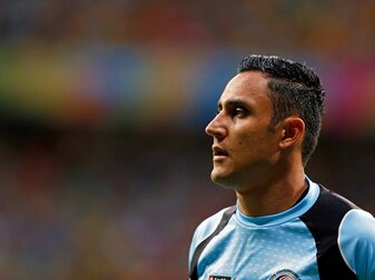 Kündigt an, dass Costa Rica gegen Deutschland «wie die Stiere kämpfen» wird: Torwart Keylor Navas. Kündigt an, dass Costa Rica gegen Deutschland «wie die Stiere kämpfen» wird: Torwart Keylor Navas.