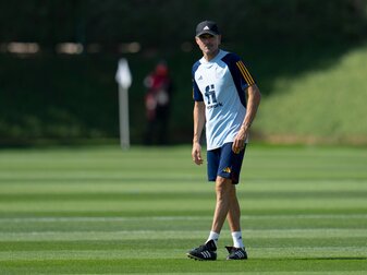 Spaniens Trainer versichert: «Wir werden spielen, um zu gewinnen»: Luis Enrique beim Training.