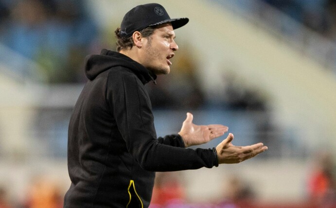 Nach zwei gewonnenen Spielen, musste er jetzt eine Niederlage einstecken: BVB-Trainer Edin Terzic.