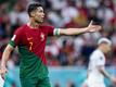 Statt auf dem Platz, trainierte er im Fitnessstudio: Portugals Kapitän Cristiano Ronaldo.