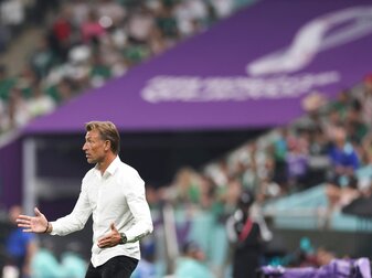 Hat es mit Saudi-Arabien nicht ins Achtelfinale geschafft: Trainer Herve Renard. Hat es mit Saudi-Arabien nicht ins Achtelfinale geschafft: Trainer Herve Renard.