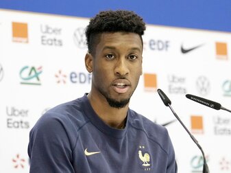 «Wir dürfen uns auch nicht nur auf einen Spieler konzentrieren», sagt Frankreichs Kingsley Coman vor dem Spiel gegen Polen. «Wir dürfen uns auch nicht nur auf einen Spieler konzentrieren», sagt Frankreichs Kingsley Coman vor dem Spiel gegen Polen.